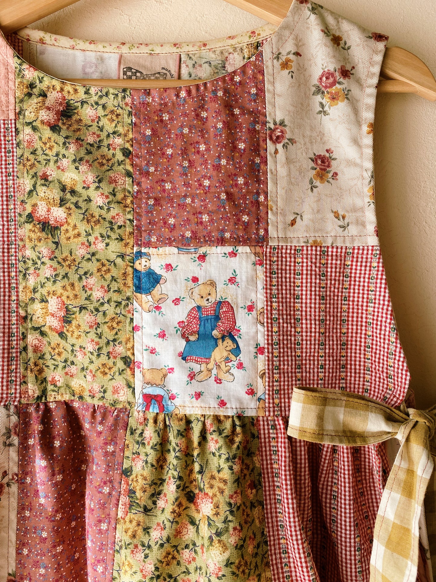 Patchwork pinafore
