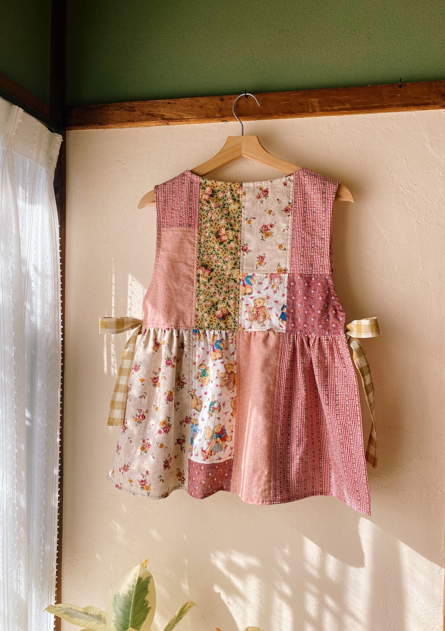 Patchwork pinafore