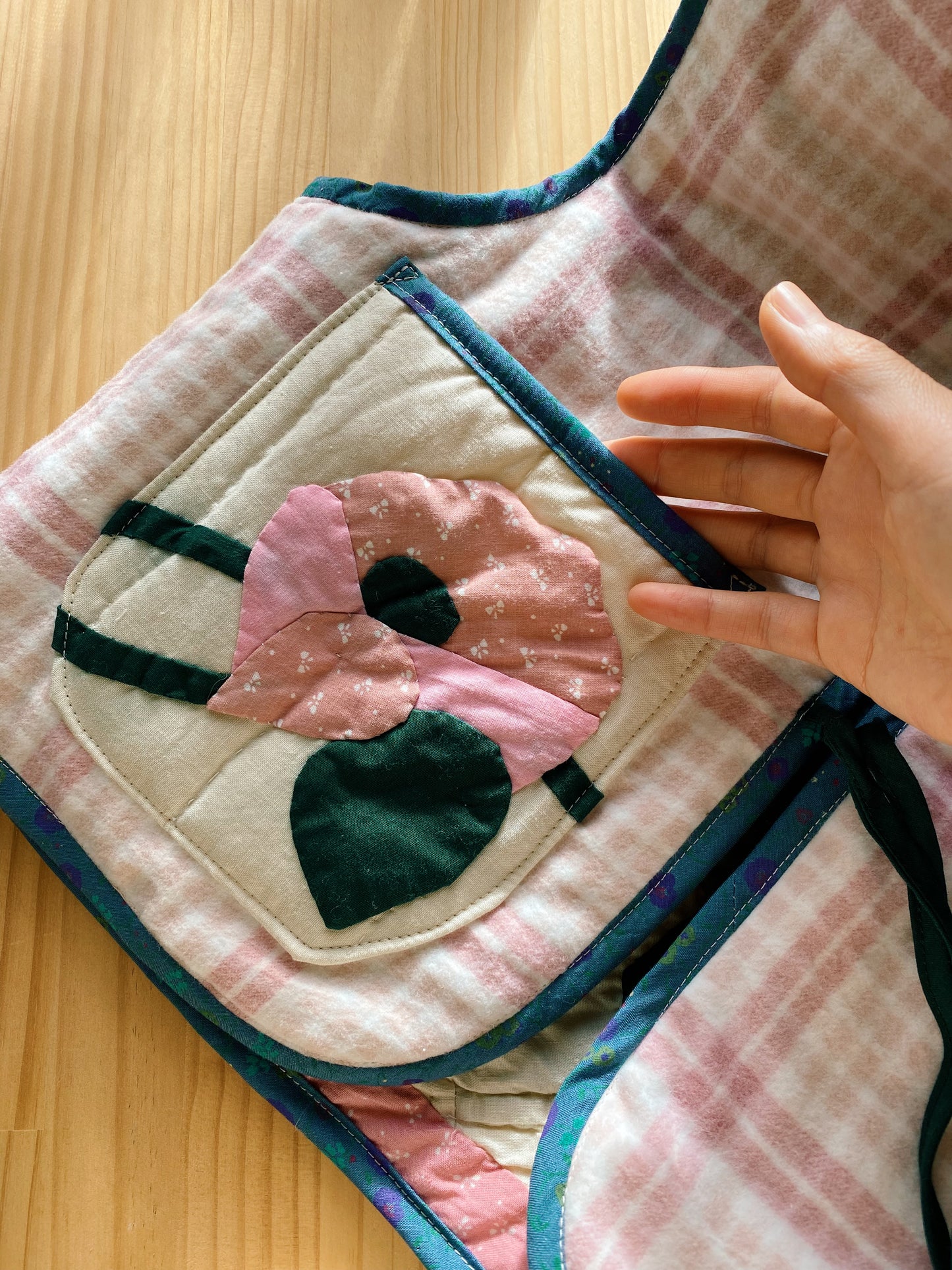 Patchwork quilt vest