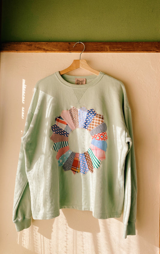 Dresden quilt crewneck