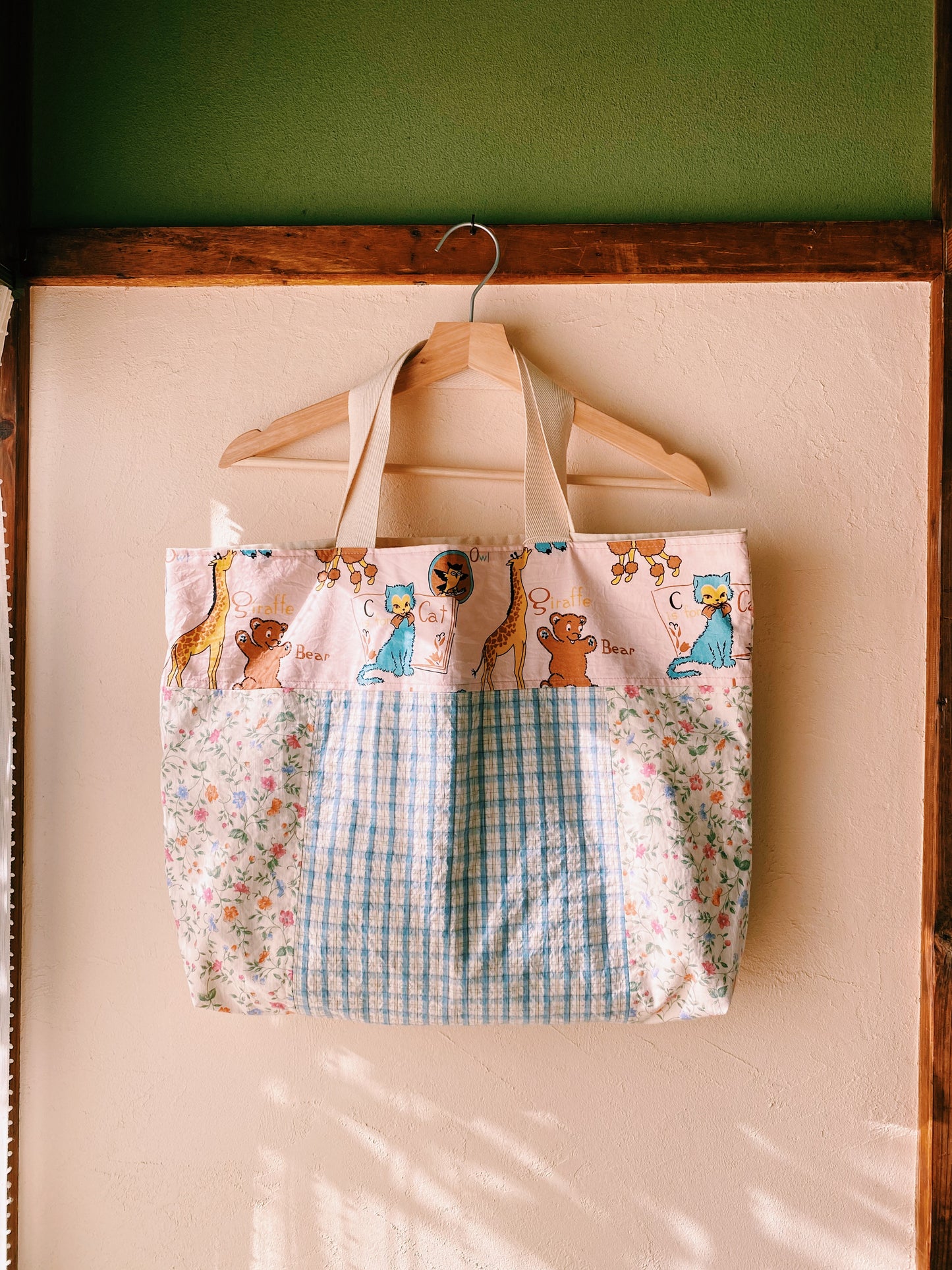 Patchwork tote bag