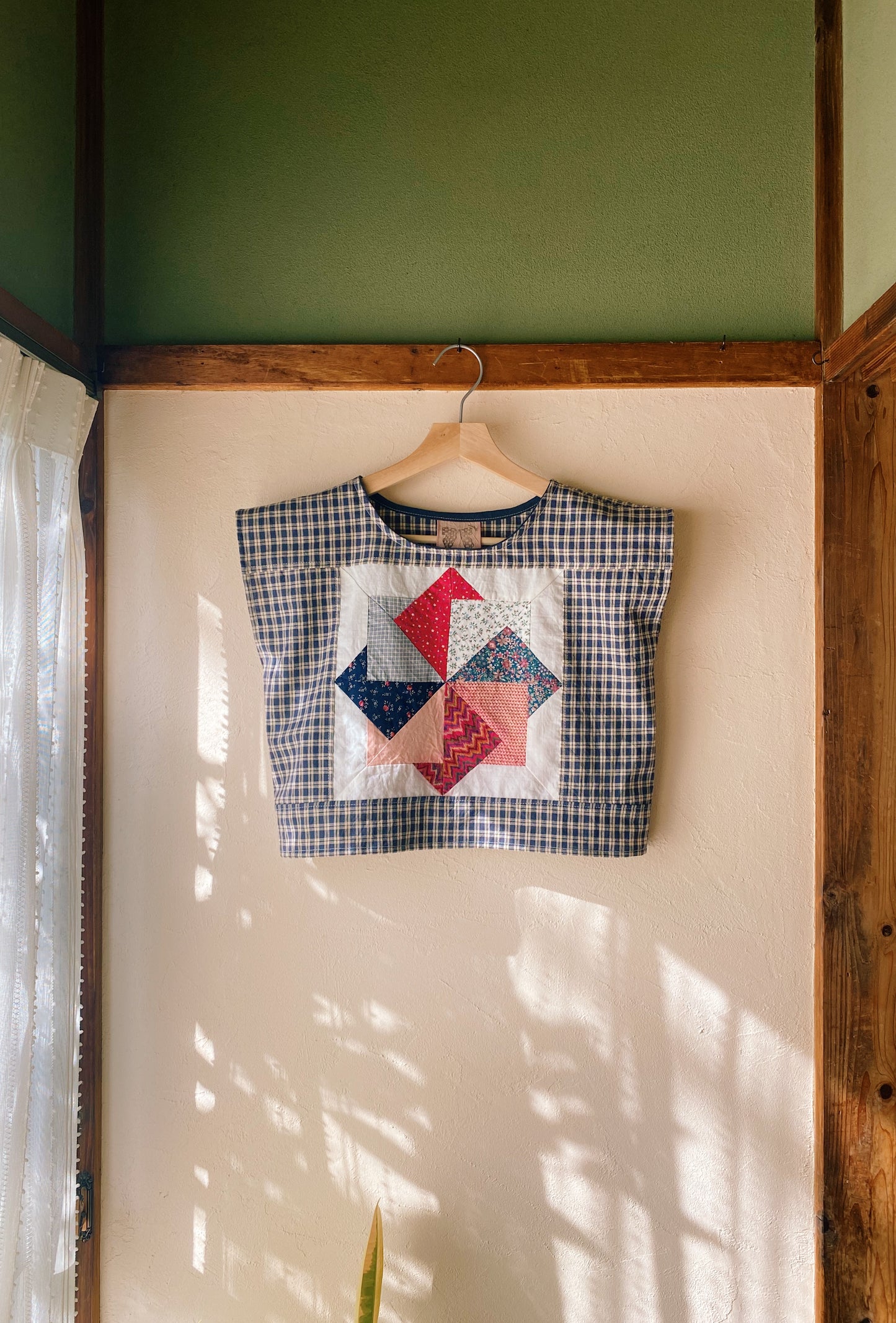 Patchwork quilt Crop top (S)