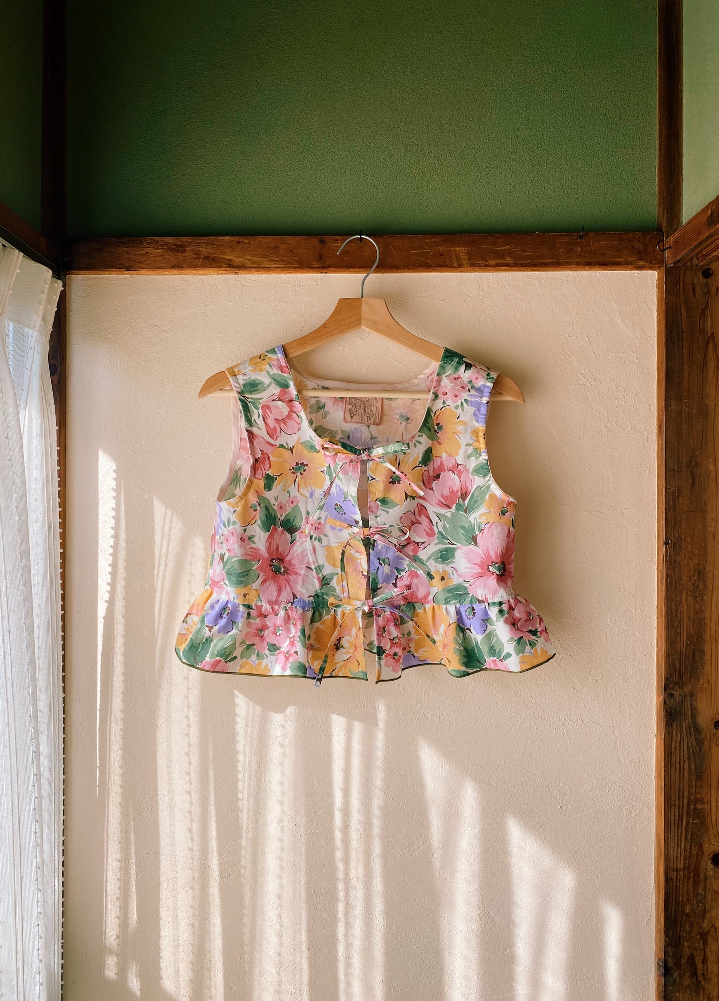 Flowy Blouse flower garden