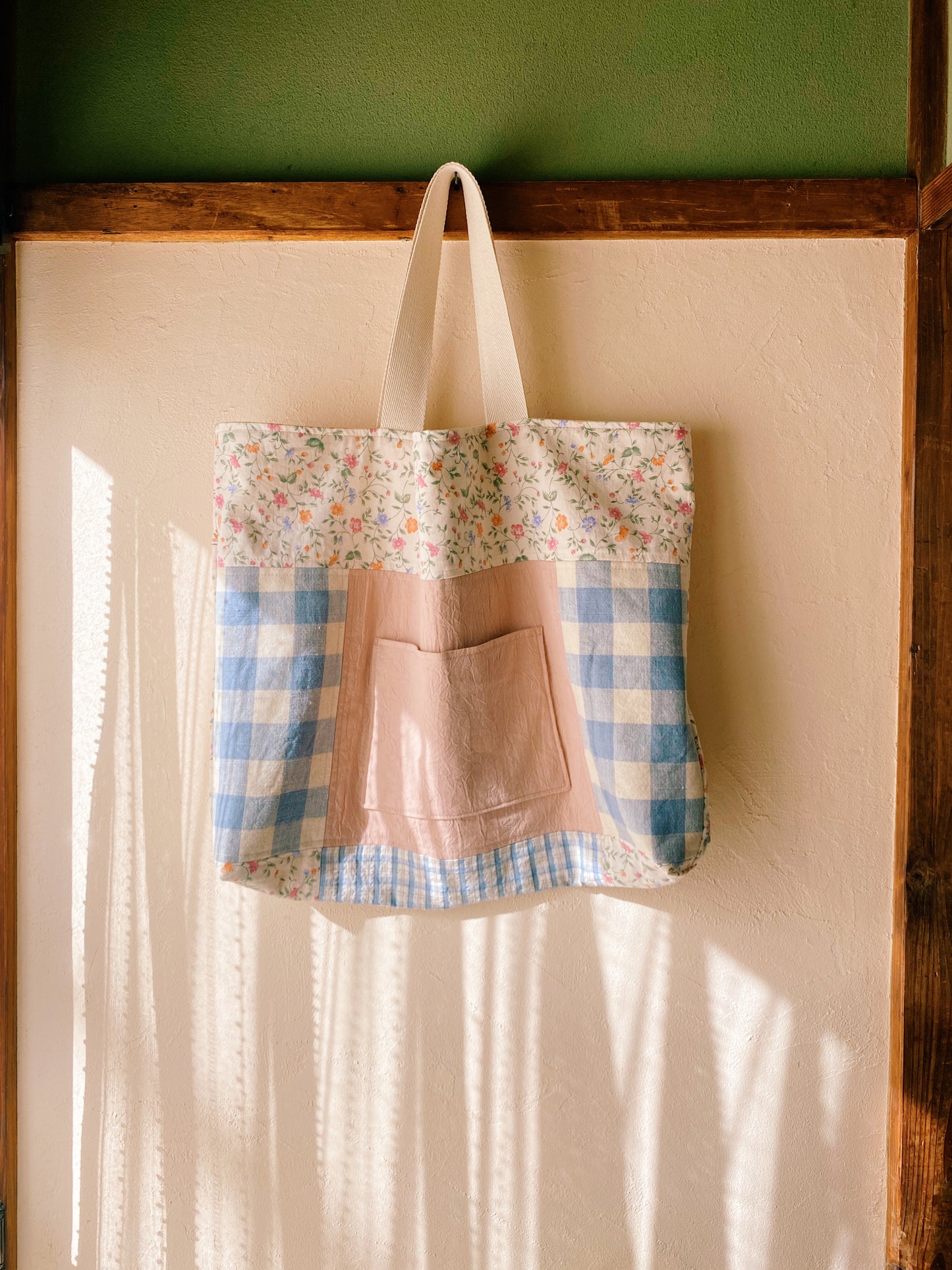 Patchwork tote bag